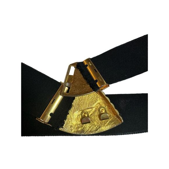 Vintage GUTOS 1960s West Germany Retro Glam Sequins Metal Belt - Picture 2 of 11